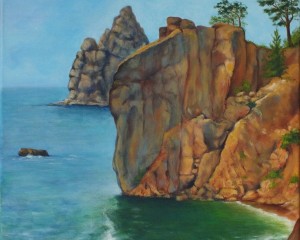 Baikalsee - 50 cm x 40 cm
