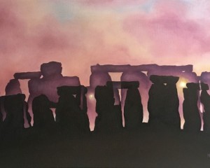 Stonehenge's Rätsel - 35,5 cm  58 cm