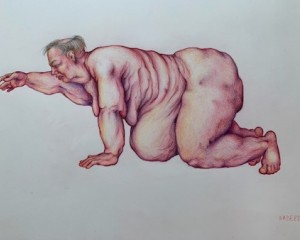 Vorwärts - 29 cm x 36 cm - Buntstifte