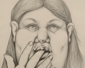 Genussmoment - 30 cm x 30 cm - Bleistift