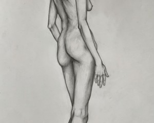 Hoffnung - 48 cm x 29 cm - Bleistift