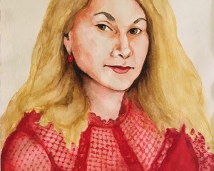 Selbstportrait - 30 x 20 cm